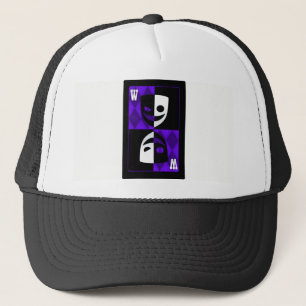 Casquette de camionneur à diamants de poker joker