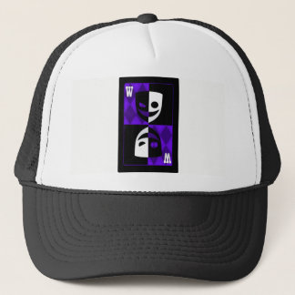 Casquette de camionneur à diamants de poker joker