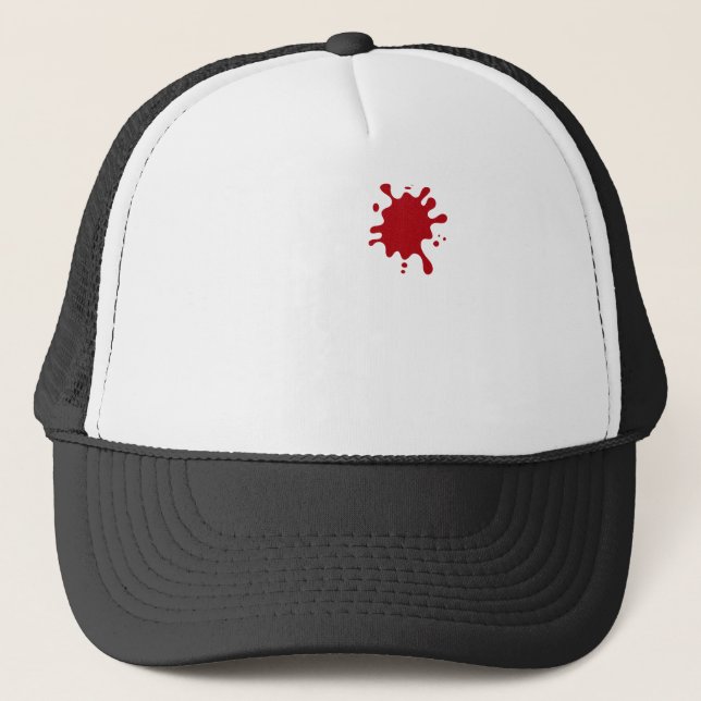 Casquette de camionneur à logo rouge tomate – Pers (Devant)