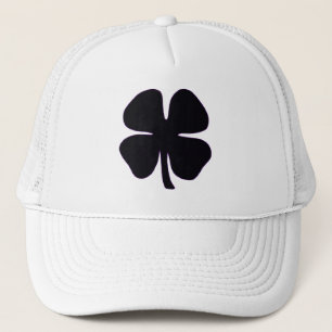Casquette de camionneur à mousse blanche Black Clo