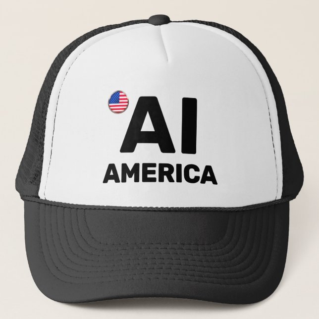 Casquette de camionneur AI America™ (Devant)