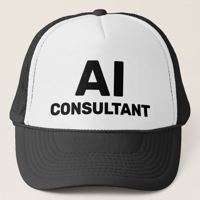 Casquette de camionneur AI Consultant™ (Devant)