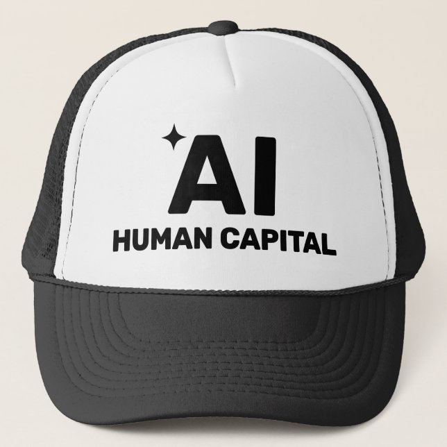 Casquette de camionneur AI Human Capital™ (Devant)