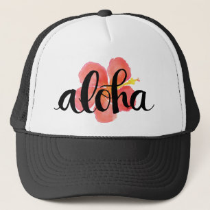 Casquette de camionneur Aloha Hibiscus