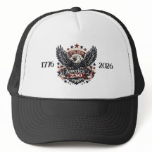 Casquette de camionneur America 250 Patriotic Eagl