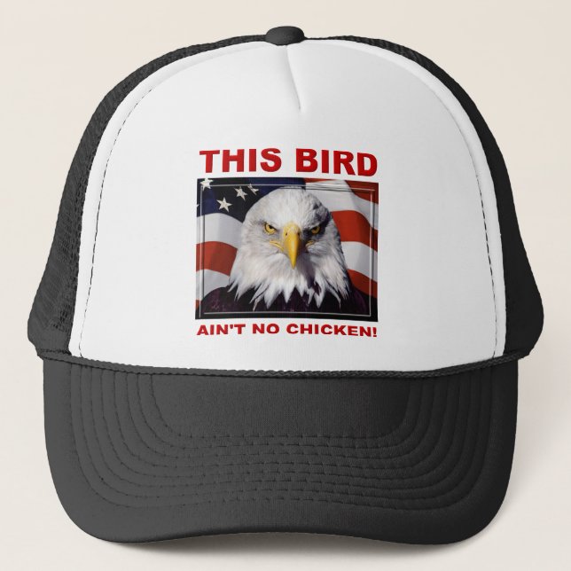 Casquette de camionneur American Eagle Ain't No Ch (Devant)