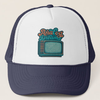 Casquette de camionneur "Analog Dreams" avec art r