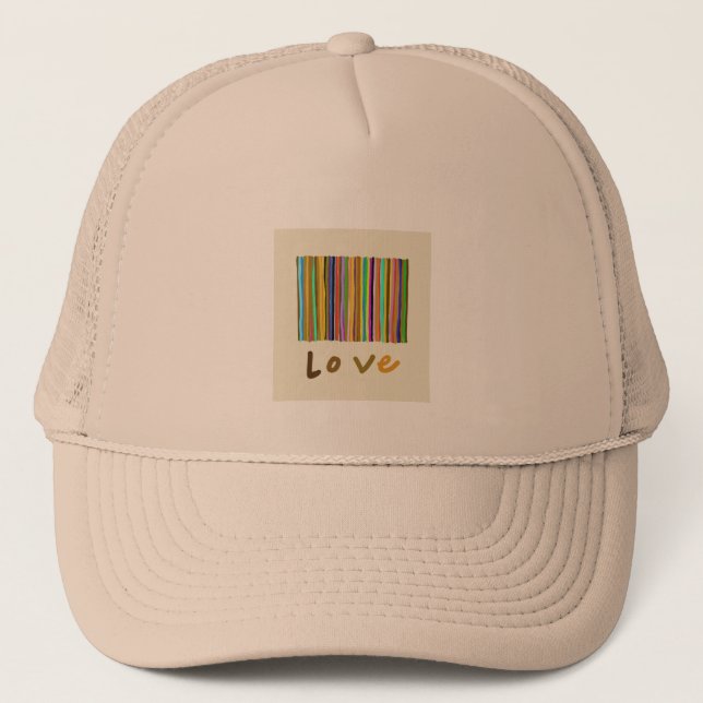 Casquette de camionneur avec "amour" (Devant)