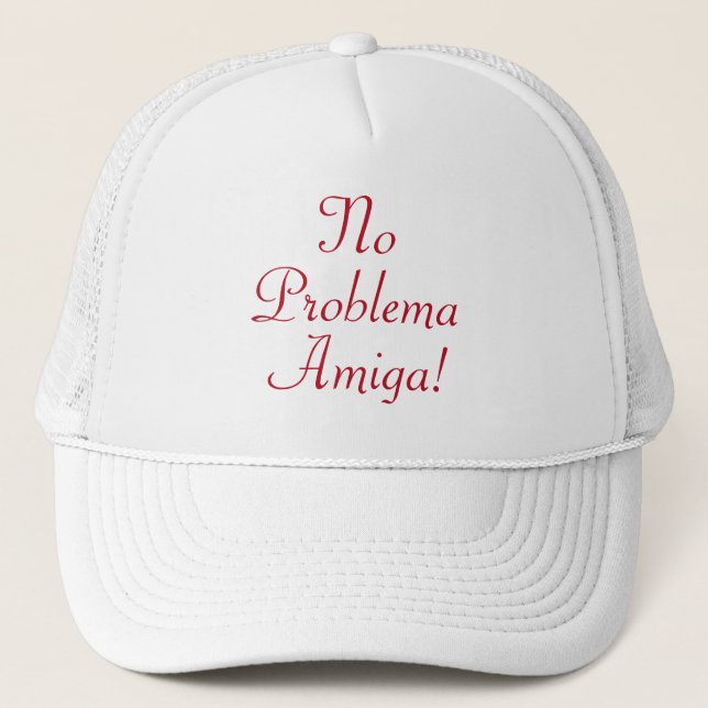 Casquette de camionneur avec citation espagnole No (Devant)