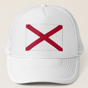 Casquette de camionneur avec drapeau de l'Alabama