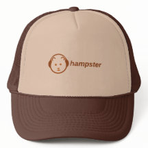 Casquette de camionneur avec écouteurs de hamster