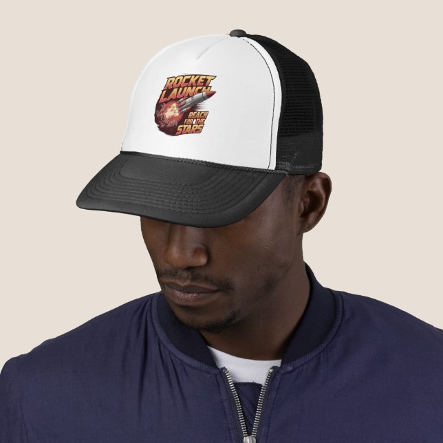 Casquette de camionneur avec lancement de fusée vi (En situation)