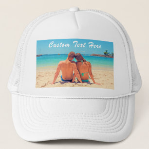 Casquette de camionneur avec photo personnalisée T