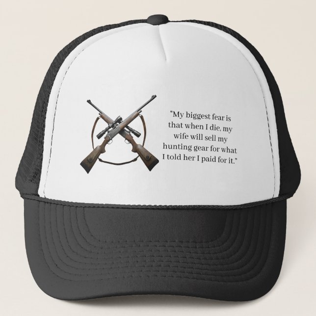 Casquette de camionneur . Avec une citation drôle  (Devant)