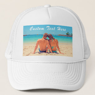 Casquette de camionneur avec vos photos et texte p