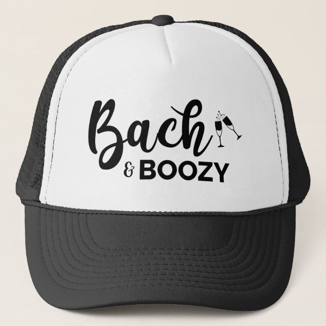 Casquette de camionneur Bach & Boozy pour enterrem (Devant)