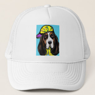 Casquette de camionneur Basset Hound