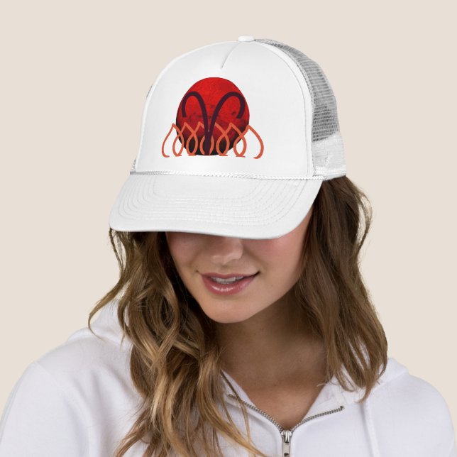 Casquette de camionneur Bélier (En situation)
