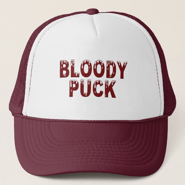 Casquette de camionneur Bloody Puck (Devant)