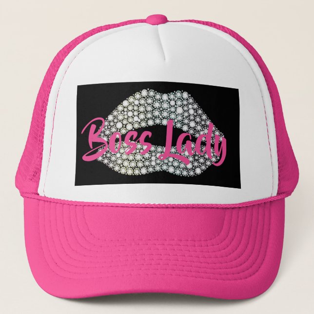Casquette de camionneur Boss Lady (Devant)