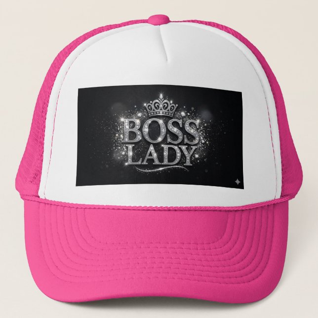 Casquette de camionneur Boss Lady (Devant)