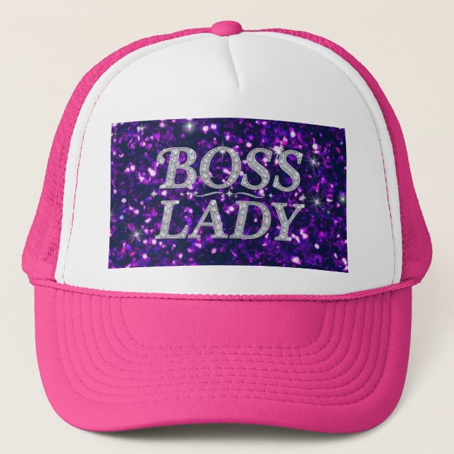Casquette de camionneur Boss Lady (Devant)