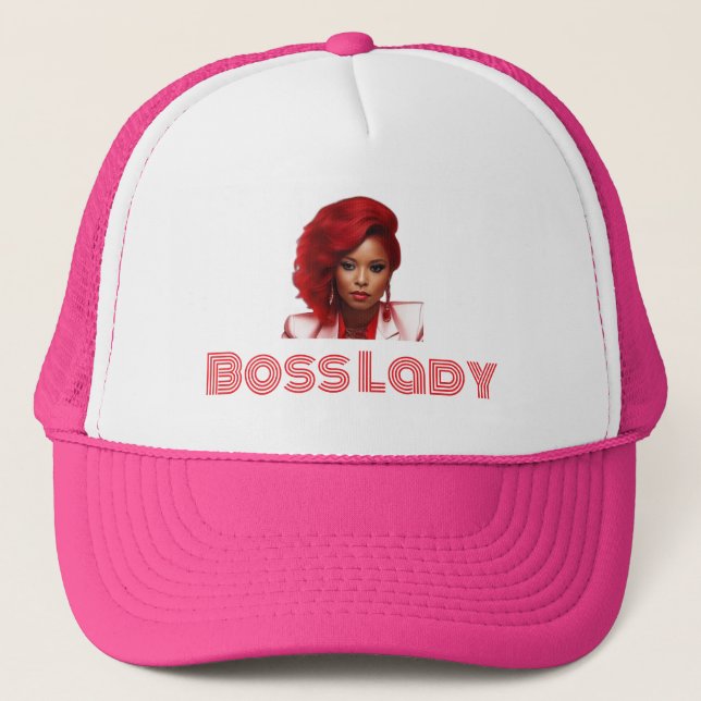 Casquette de camionneur Boss Lady (Devant)