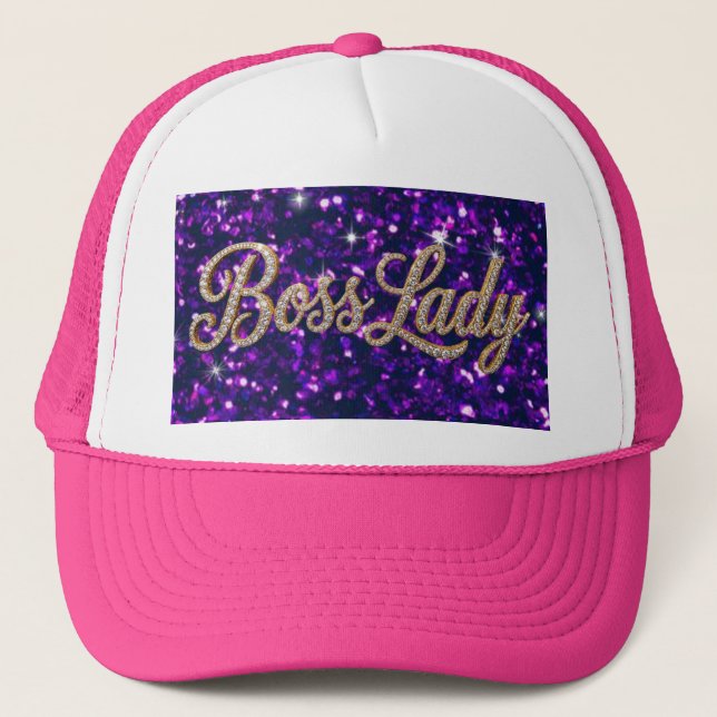 Casquette de camionneur Boss Lady (Devant)
