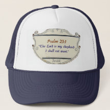 Casquette de camionneur Bouclier Psaume 23:1 de la