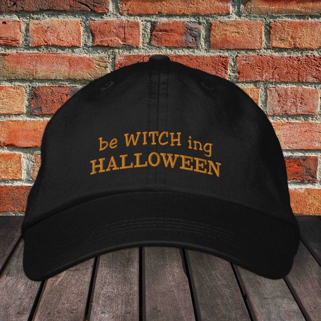 Casquette de camionneur brodée beWITCHing Hallowee (Créateur téléchargé)