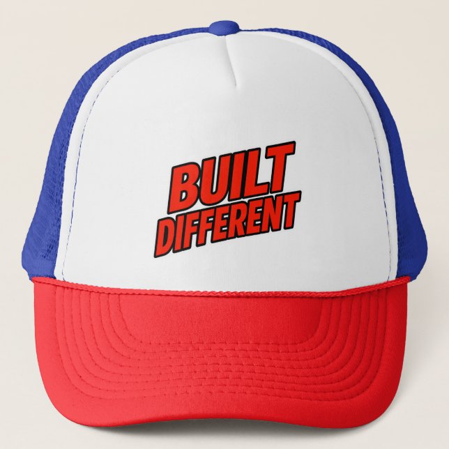 Casquette de camionneur « Built Different » – Styl (Devant)