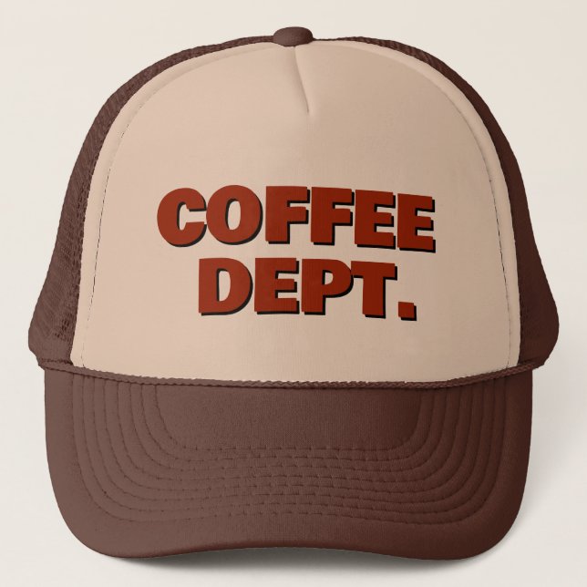 Casquette de camionneur Café™ (Devant)