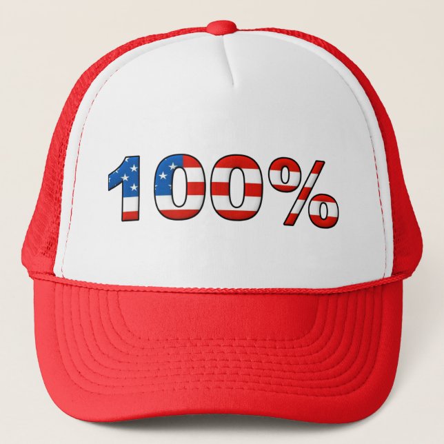 Casquette de camionneur casquette de baseball 100% (Devant)