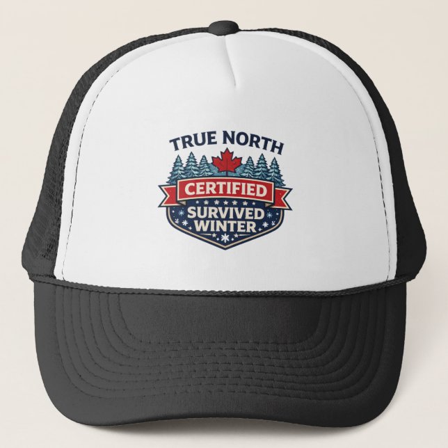 Casquette de camionneur certifiée True North | A s (Devant)