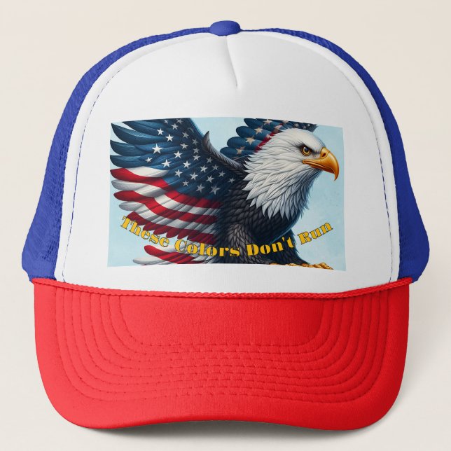Casquette de camionneur - Ces couleurs ne coulent  (Devant)