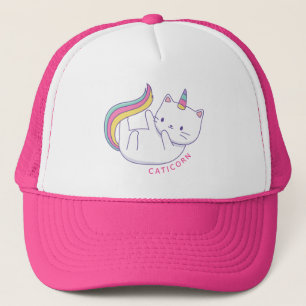 Casquette de camionneur Chatlicorne Meowgique Arc-
