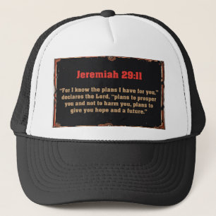 Casquette de camionneur chrétien verset biblique J