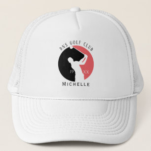 Casquette de camionneur classique au nom de club d