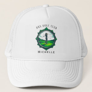 Casquette de camionneur classique au nom de club d