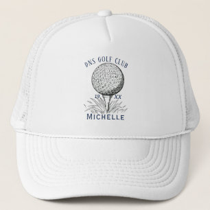Casquette de camionneur classique avec nom de club