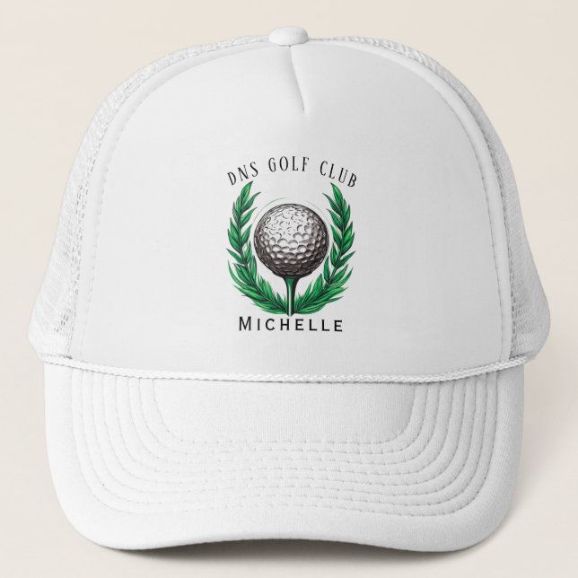 Casquette de camionneur classique avec nom de club (Devant)