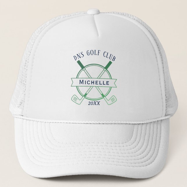 Casquette de camionneur classique avec nom de club (Devant)