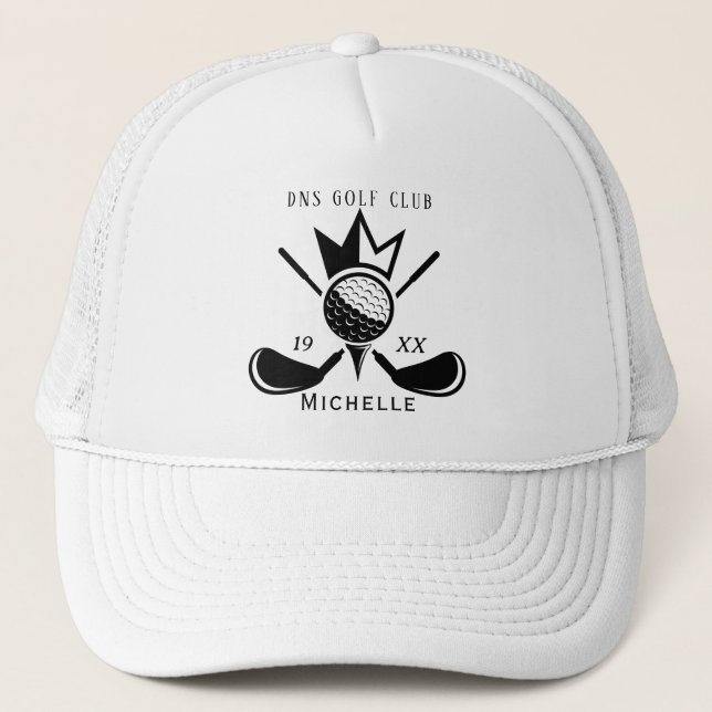 Casquette de camionneur classique avec nom de club (Devant)