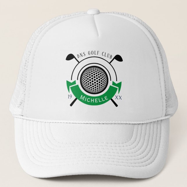 Casquette de camionneur classique avec nom de club (Devant)