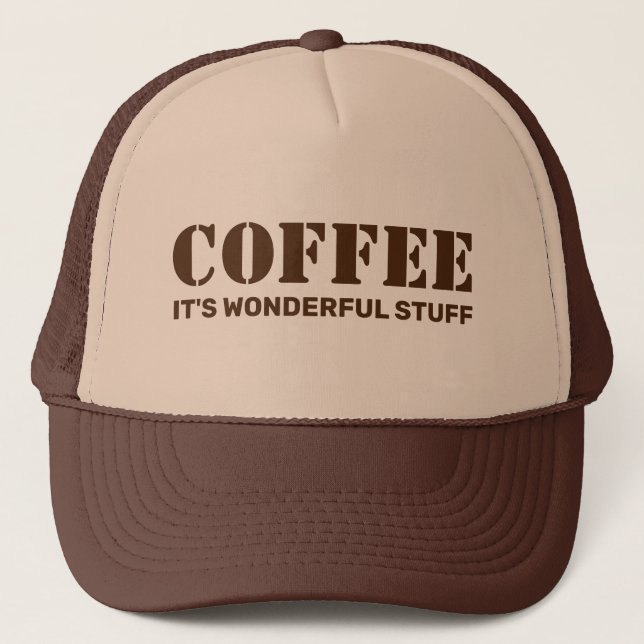 Casquette de camionneur Coffee™ (Devant)