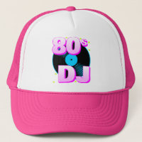 Casquette de camionneur Corey Tiger 80s Rétro DJ a