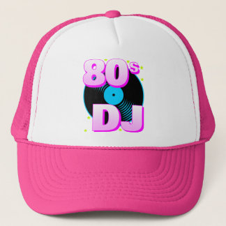 Casquette de camionneur Corey Tiger 80s Rétro DJ a