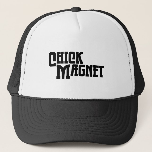 Casquette de camionneur d'aimant de poussin (Devant)
