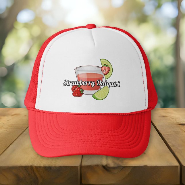 Casquette de camionneur Daiquiri à la fraise (Créateur téléchargé)