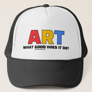 Casquette de camionneur d'art